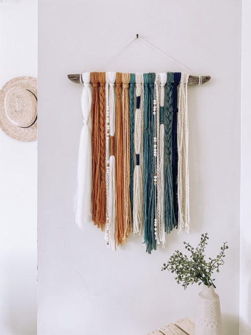 Handmade Colorful Textured Wall Hanging Decor - Boho Style | Wall Hangings by Hippie & Fringe