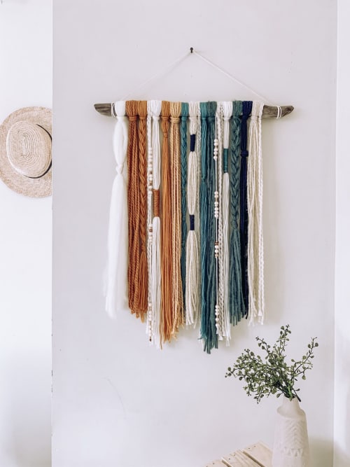 Handmade Colorful Textured Wall Hanging Decor - Boho Style | Macrame Wall Hanging in Wall Hangings by Hippie & Fringe