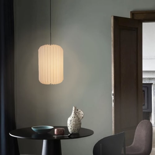 Lantern slim - ceiling pendant - Origami Paper Lampshade | Pendants by Studio Pleat