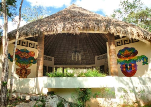 Hotel Okaan Mural | Art Curation by Burgandy Viscosi | Hotel Okaan in Chichén Itzá