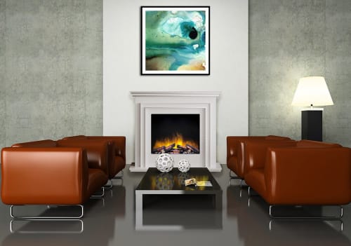 Full-surround mantel with classic lines on a smaller scale | Fireplaces by European Home