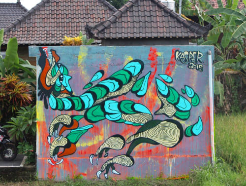 Villa Wall Mural | Street Murals by Lukas Kasper