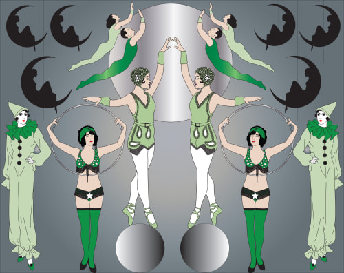 CIR01 (Deco Circus) | Wallpaper in Wall Treatments by ART DECOR DESIGNS