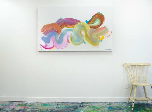Curled Up in You | Paintings by Claire Desjardins