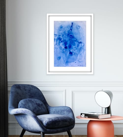 Dive Into Blue II | Paintings by Maria Bacha