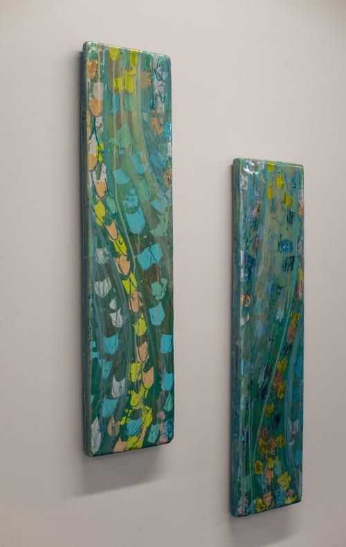 Scales Panel | Wall Hangings by Nadia F | Case Lombardi, A Law Corporation in Honolulu