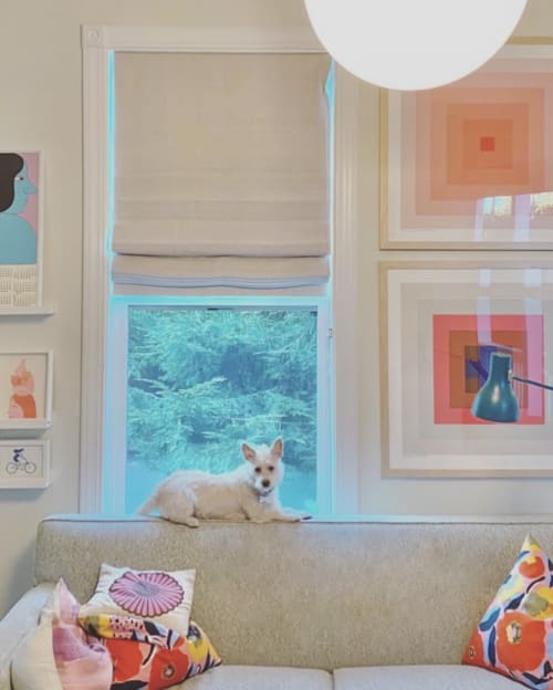 Power Color 2: Your Presence Is Required (Blush to Crimson) | Prints by Jessica Poundstone | Private Residence, Portland in Portland