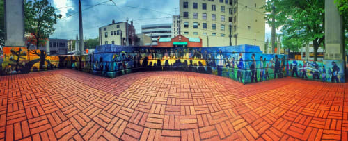 City United, Country United | Street Murals by William Park
