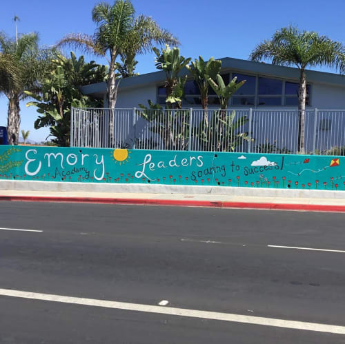 Emory Elementary mural | Murals by Little Ant Art | Emory Elementary School in San Diego