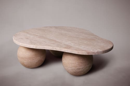 Marble Coffee Table. Modern Coffee Table. Natural Stone | Tables by HamamDecor LLC