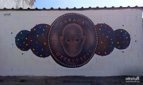 Roman Coin | Street Murals by OTTSTUFF