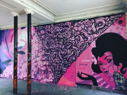 Dream Pink | Street Murals by Franck Duval