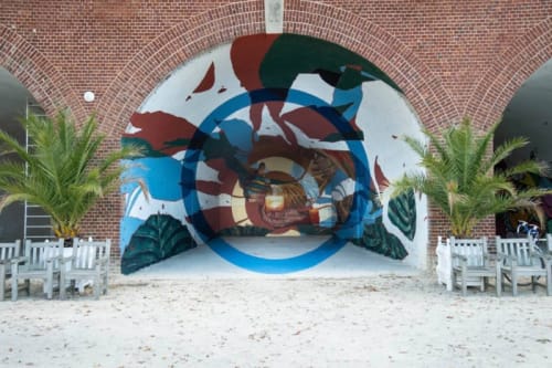 "light at the end" | Murals by Oscar Maslard - SCKARO | Les Jardins Suspendus in Le Havre
