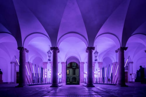 Transsensorial Gateway | Lighting Design by noa* network of architecture | University of Milan in Milano