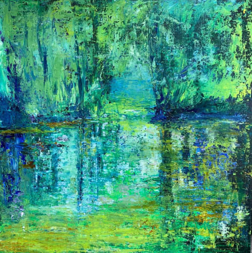 Sanctuary | Oil And Acrylic Painting in Paintings by Checa Art