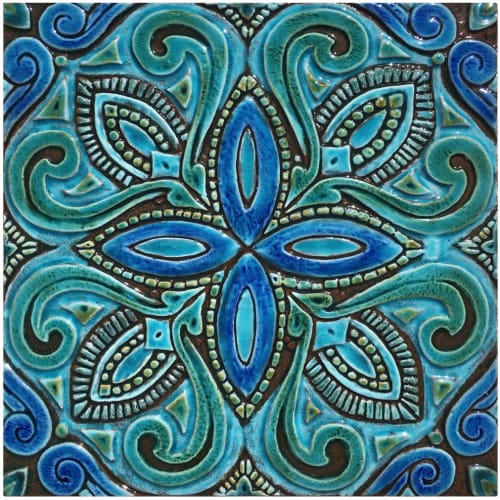 Kitchen backsplash tile (1 tile), Spanish tile #8, | Tiles by GVEGA