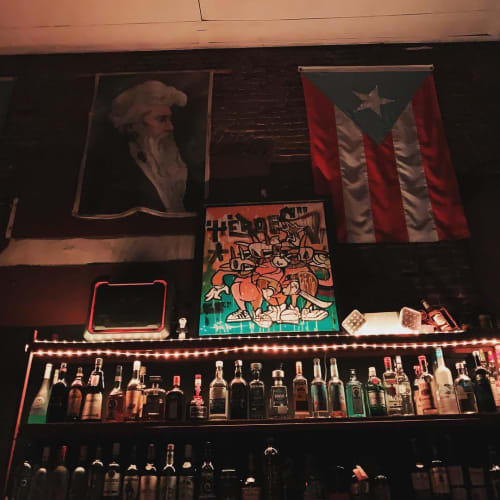 Héroes | Paintings by Kroniko Arte | Café Betances 100 Sur in Mayagüez