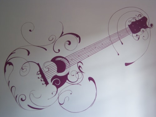 Guit'Art mural in a child bedroom | Murals by KIARA