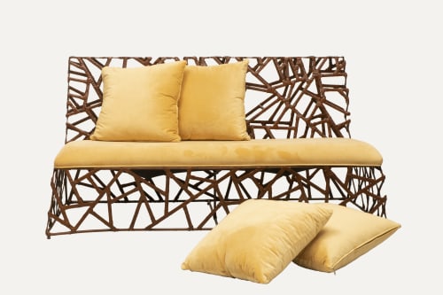 Zeus Rattan Loveseat | Love Seat in Couches & Sofas by Monarca Goods