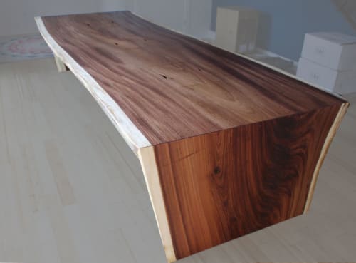 Acacia live edge Conference Table | Tables by Aaron Smith Woodworker | Austin in Austin
