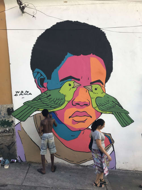 Menino do Morro | Street Murals by Wes Gama | Morro da Providência in Gamboa