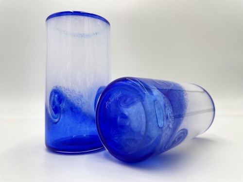 Wave Tumbler | Glass in Drinkware by Anchor Bend Glassworks