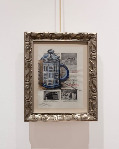 Eileen's French Press | Watercolor Painting in Paintings by Grange Home