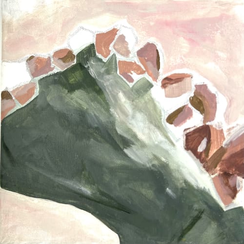 On the Rocks | Oil And Acrylic Painting in Paintings by Studio Maison Art by Heather O’Donovan