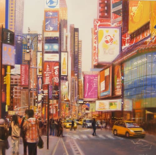The Colours of New York | Oil And Acrylic Painting in Paintings by Lesley Anne Derks