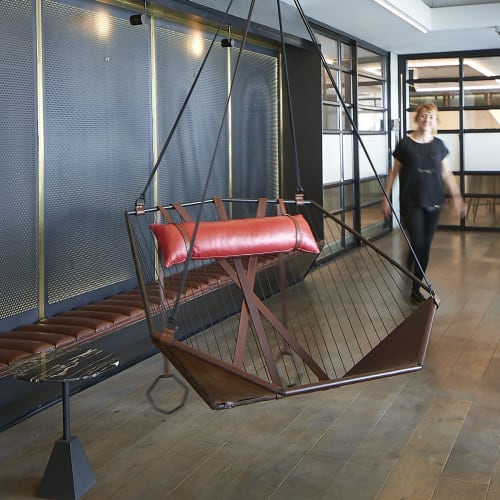 Studio Stirling Angular Sling Hanging Swing Seat | Chairs by Studio Stirling | MESH Club in Johannesburg
