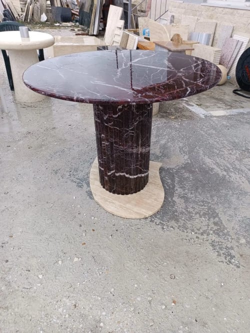 Dining Table Rosso Levanto Marble | Tables by Babil Stone