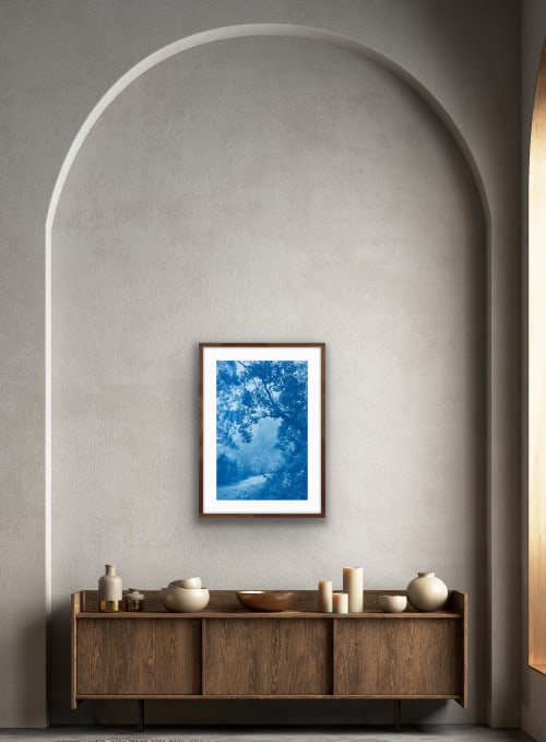 Madrone Tree (30 x 20" unframed hand-printed cyanotype) | Photography by Christine So