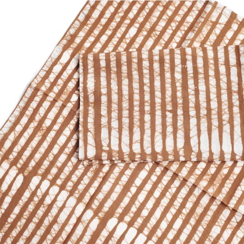 Oak Brown Cotton Table Napkin ( set of 4 ) | Linens & Bedding by Studio Variously
