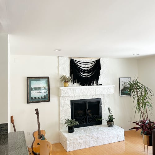 Black Rope Swag | Tapestry in Wall Hangings by Ama Fiber Art