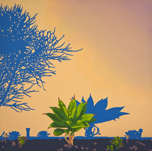 Highland Park Shadows | Oil And Acrylic Painting in Paintings by Lindsey Warren