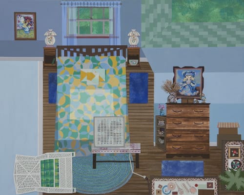 Margie and Neal's Room | Oil And Acrylic Painting in Paintings by Ann Toebbe