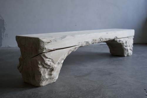 Arch bench, sculpted | Benches & Ottomans by Riley Ridd