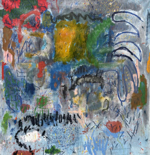 Emperors Mess — Large Square Original Abstract | Paintings by Marcus Bacher