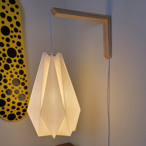 Wall sconce + Prisma shade | Sconces by Studio Pleat