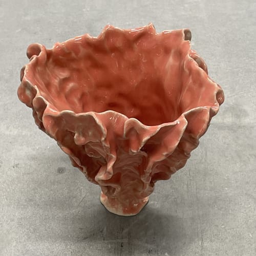 Coral Coral | Vase in Vases & Vessels by AA Ceramics & Ligthing