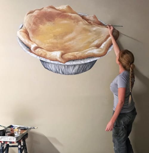 Pot Pie | Murals by Art by Andrea Ehrhardt | Duck Commander in West Monroe