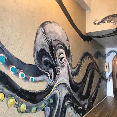Octopus Mural | Murals by CoLette RueLette | Havana Cabana At Key West in Key West