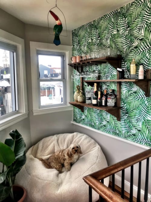 Walnut Bar | Countertop in Furniture by Zawalich Woodwork + Design