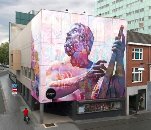 Wall Mural | Murals by PichiAvo | Quatro Cinema in Heerlen