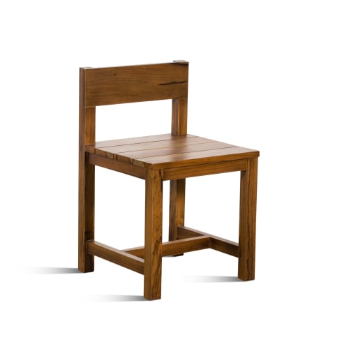 Exotic Solid Wood Outdoor Dining Chair from Costantini | Chairs by Costantini Design