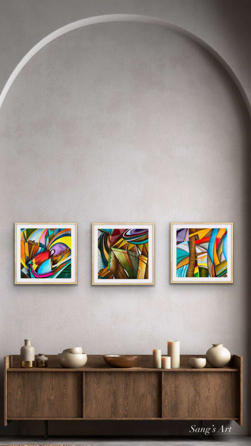 'Port' | Paintings by SANGEETA S