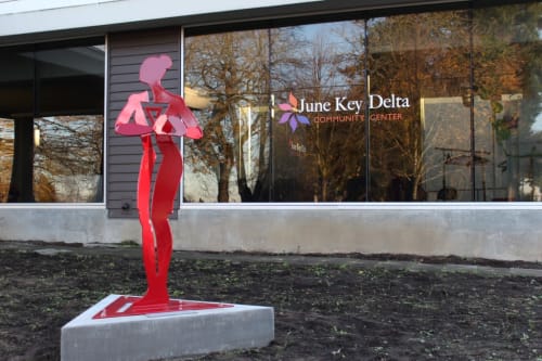 CHRIS POOLE-JONES MEMORIAL | Public Sculptures by Alisa Looney | June Key Delta Community Center in Portland