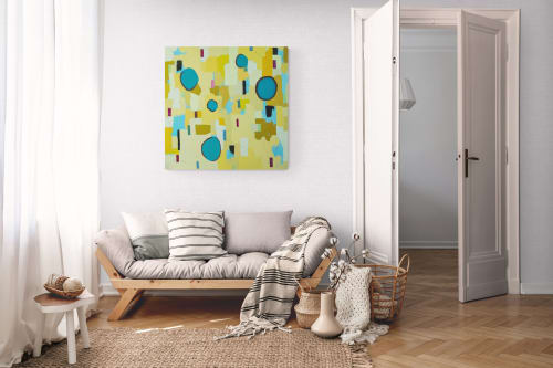 Resolve #6 — Contemporary Abstract Oil on Canvas (36×36 in) | Oil And Acrylic Painting in Paintings by Vincent Salvati – Contemporary Abstract Painter | NJ`