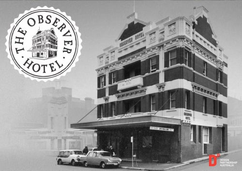 Observer Hotel, Bars, Interior Design