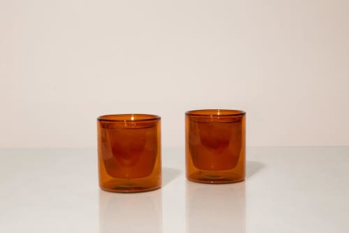 Double-Wall Pour Over and Amber Glass | Cups by YIELD